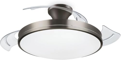 Philips LED Atlas DC Fan Ceiling 28W+35W TW Nickel