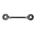 Amarine Made 4pcs Stainless Steel Bimini Top Strap Pad Eye Footman's Loop Heavy Duty for Jeep Corvette,Buggy,Kayak Tie Downs