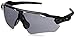 Oakley Men's OO9208 Radar EV Path Rectangular Sunglasses, Matte Black/Black Iridium, 38 mm