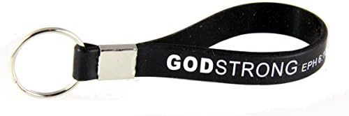 8110002 Godstrong Keyring Keychain Key Ring Chain Car Keys God Strong