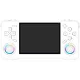 Retro Handheld Game Console - Open Source Linux System, 3.5-inch Full-Lamination Screen, 18000+ Classic Games, 4000mAh Battery Portable Handheld (White)