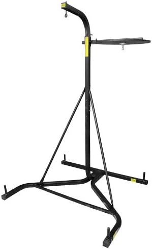 everlast punching bag stand set up