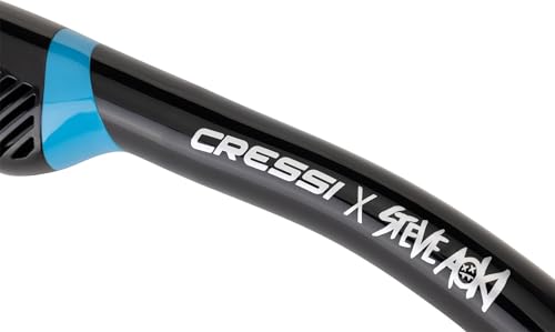 CRESSI Limited Edition HiroQuest Adult Mask & Snorkel Set Made by Cressi x Steve Aoki_Maschera F-Dual+Snorkel Supernova Dry, Taglia Unica, Unisex
