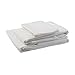 DMI Hospital Bed Sheet Set, White Bed Sheets, Cotton and Polyester Hospital Bed Sheets, 132 Thread Count Bed Sheets include Fitted Sheet, Flat Sheet and Pillow Case, 36 x 80 x 6 inches, White