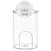 iDesign Plastic Suction Tumbler Cup and Bathroom Organizer for Mirror or Shower Storage – 3