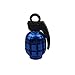 Ularmo 2PCS Grenade Alloy Valve Caps Dust Covers Bike Bicycle MTB BMX Car (blue)