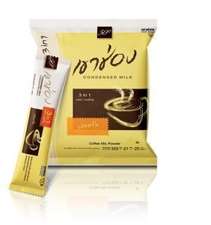 Khao Shong 3in1 Condensed Milk Coffee 25 Sachets Net Wt. 525 G Thailand Product Khao Shong 3in1 Condensed Milk Coffee 25 Sachets Net Wt. 525 G Thailand Product