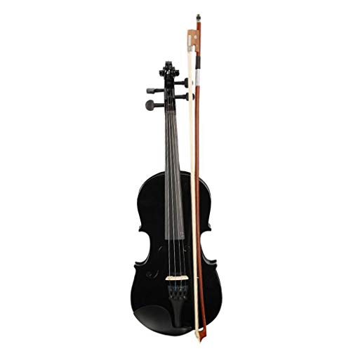 Zerama 1/2 Acoustic Violin Solid Wood Fiddle Case Bow Rosin Kids Students Beginner Stringed Instrument - Thumbnail 2