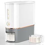 VenDotbi 26.5Lbs Rice Dispenser, Container with