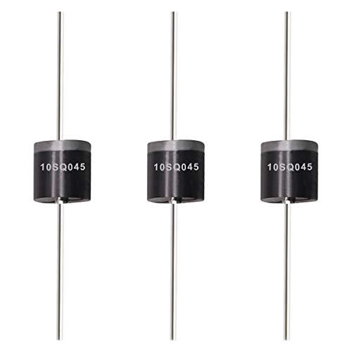 50 Stück YINETTECH Schottky-Diode 10SQ050 – 10A 50V, Axial, Für Solarpanel & Ladeschaltungen