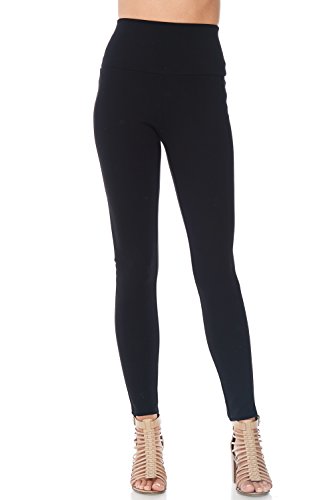 A+d womens casual high waist ponte fashion legging pant…
