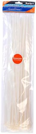 Blue Spot 40058 7.5 x 450 mm Cable Tie Set - Clear (50-Piece)