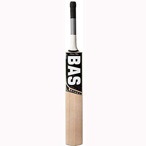 C&W Original Brand BAS Cricket Bat in Genuine Kashmir Willow Model(Vampire Topper) Full Size with Cover Player Edition