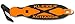 Klever XChange, Box Cutter, Safety Cutter, Utility Knife, Safety Knife, Replaceable Head Perfect for Cutting Double Wall Cardboard or Other Thick Material (Orange)