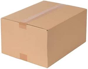50 cajas plegables 400 x 300 x 200 mm, 1 ondulación, color ...