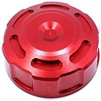 CNC Motorcycle Rear Brake master cylinder fluid Reservoir Cover Cap Modification For Honda CBR1000 RR/CBR1000 RR C-ABS CB1000R Red