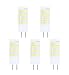 Lamsky GY6.35 LED Bulb,4W Cool White 6000K,AC110-130V,52X2835SMD,Not Dimmable (5-Pack)