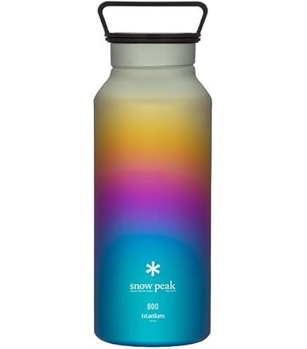 Snow Peak Titanium Aurora Bottle, Durable, Lightweight