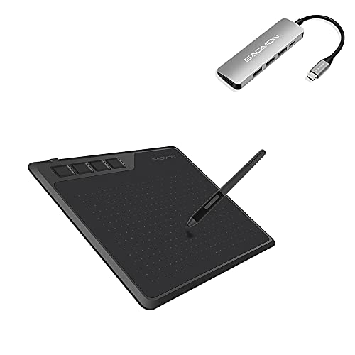 GAOMON S620 Graphics Tablet & GAOMON MultiPort HDMI HUB on Galleon