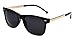 Outray Unisex Retro Vintage Sunglasses A01 Black