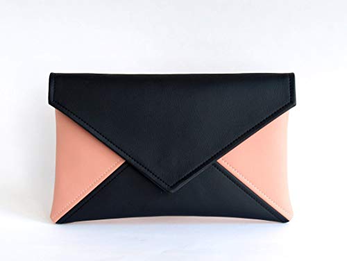vegan leather clutch