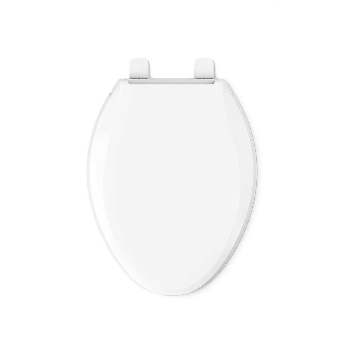 KOHLER 4636-RL-0 Cachet ReadyLatch Elongated Toilet Seat Slow Close, Soft Close Toilet Seat Quiet Lid, Contoured Grip-Tight Bumpers Installation Hardware, Apartment Essentials, White