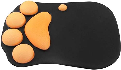 Star-link Cat Paw Mouse Pad with Wrist Support, Portable Ergonomic Anti-Slip Gaming Mouse Mat Cartoon Cute Cats Paw Soft Silicone Gel Rests Wrist Cushion Rest Micemat Comfort Mousepats (10.6×8.0) - Image 4