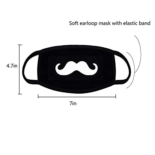 Aniwon Mouth Mask, 9PCS Cute Anti Dust Cotton Face Mask Unisex Kpop Mask for Men Women