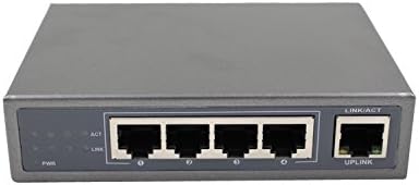 oba SW01G04-Port Gigabit Switch Sricam Italia, Black - Image 3