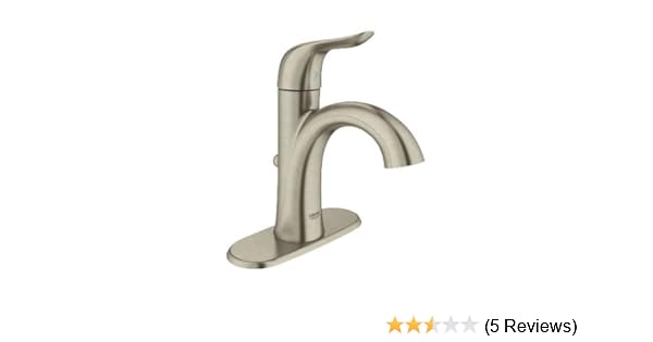 Grohe 23 401 A Agira Single Hole Bathroom Faucet With Silkmove