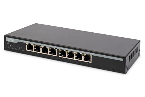 DIGITUS Professional Switch 8 x 10/100/1000 PoE Desktop 131 W
