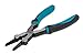Capri Tools 10110 Premium Welding Pliers, 7.5 inch, black, blue
