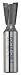 PORTER-CABLE Router Bit, 7 Degree, Carbide-Tipped, Dovetail, 17/32-Inch (43776PC) primary