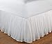 Greenland Home Cotton Voile Dust Ruffle, 15-inch L, White