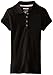 Nautica Girls' Uniform Short Sleeve Polo with Picot
