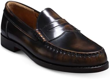 Allen Edmonds Newton Mens Size 9D Brown Walnut Italian Slip On Penny Loafer Shoe Amazon.com | Allen Edmonds Men main image 2