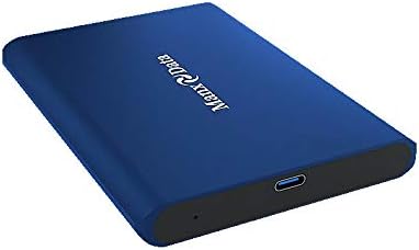 ManxData 512GB Blue USB 3.1 Gen 2 (10 Gbps, Type-C) External Solid State Drive (Portable SSD) for use with Windows PC, Mac, Smart tv, XBOX ONE & PS4 - Image 3