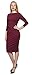 Marycrafts Womens Elegant Lady Vintage Evening Wiggle Midi Dress