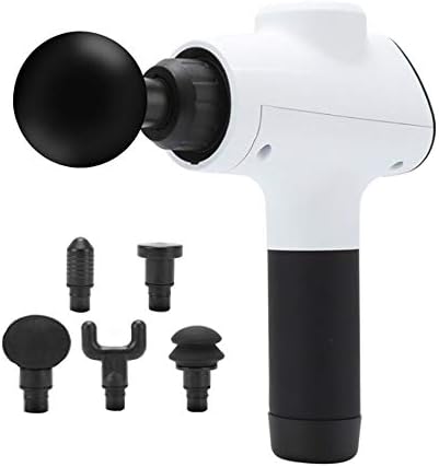 VWBQ Massage Gun - Deep Tissue Muscle Massage Gun, 3 Adjustable Working Speeds, 4 Massage Heads, Health Massage, Relieve Muscle Fatigue