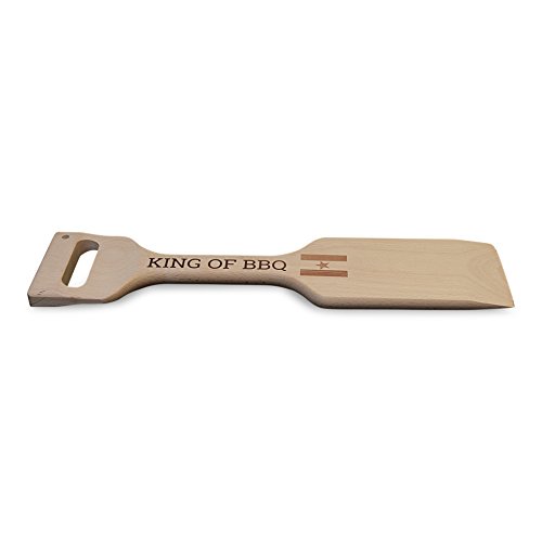 Custom H Star Wood Big BBQ Grill Grate Scraper And Cleaning Tool (Large)