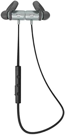 ZISION Dual Speaker Bluetooth Earphone Wireless sport headset Cellphone Accessory 5 Hour Talk Time 10 Meter Transmission Distance, Listen to Sound of Excellent (silver)
