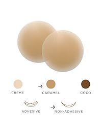 Nippies piel Original hipoalergénico cubre pezones Pasties. No calcomanía Creme Color