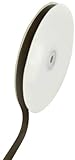 Creative Ideas Solid 3/8-Inch Grosgrain Ribbon, 50-Yard, Brown