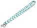 WigsPedia Chevron Neck LANYARDs Keychain for Key/ID Holder (Navy Dark Blue/White Chevron) (Turquoise Teal/White Chevron)