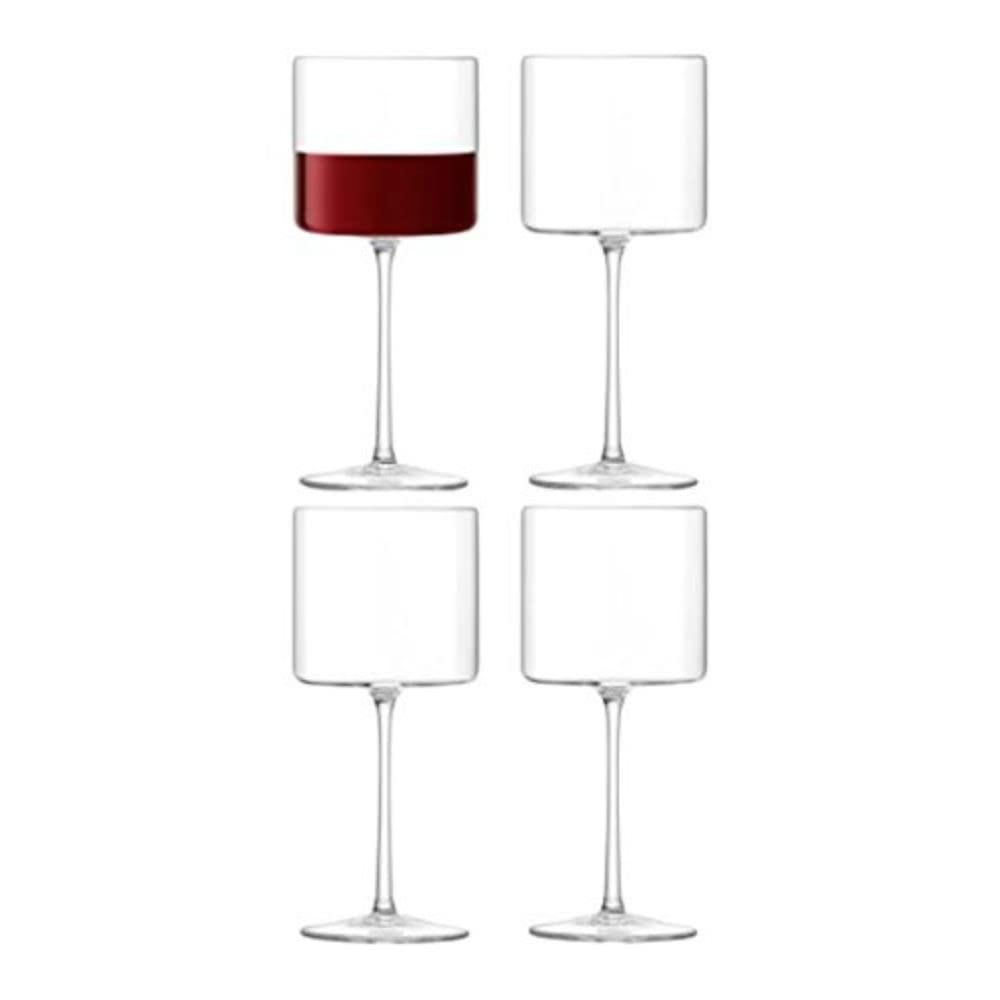 LSA Otis Red Wine Glass 310ml Clear | Set of 4 | Mouthblown & Handmade Glass | OF03 โ image 1
