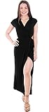 Open-Leg Wrap Maxi Dress - Made in the USA