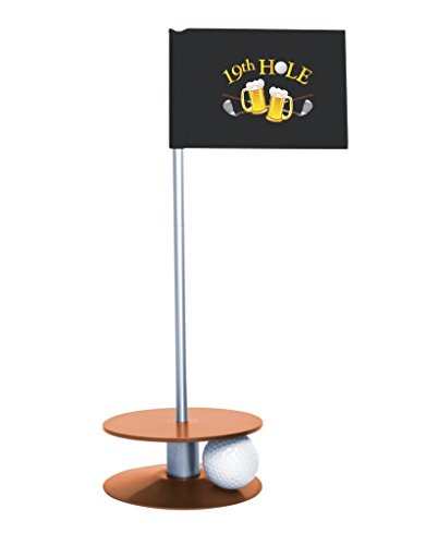 Putt-A-Round Golf Gift Indoor and Outdoor Putting (Frothy Mugs 19th Hole) Double Sided Print