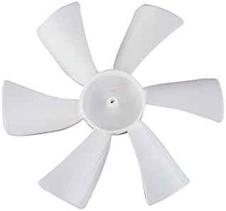 GoWISE PowerWhite Impact Resistant 6-inch Replacement Fan Blade with 0.094 Inch Round Bore