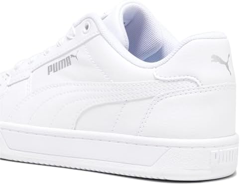 Unisex Kids Caven 2.0 Jr Scarpe da ginnastica, Puma White Puma Silver Puma Black, 39 EU