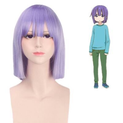 Kobayashi family's maid dragon high reduction Matsuchi Shota purple short hair wig